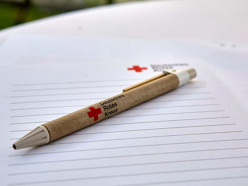 DRK Stift und Schreibblock